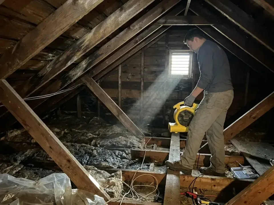 attic-water-damage-drying-proc-007 — frequently asked questions, Emergency Water Extraction & 24/7 Flood Response in Pooler,…